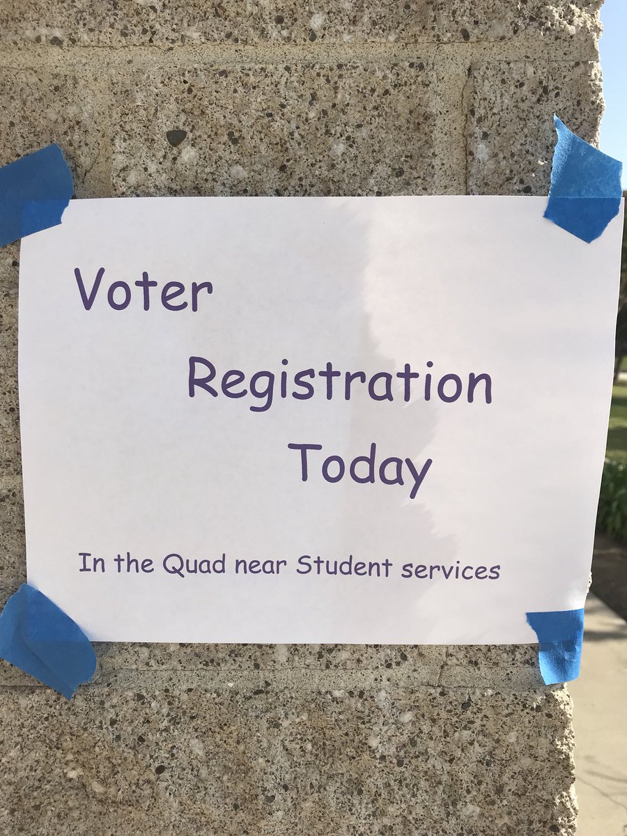 MercedCollegeFA's tweet photo. @mercedcollege #GOTV https://t.co/Yq8hCH04MR