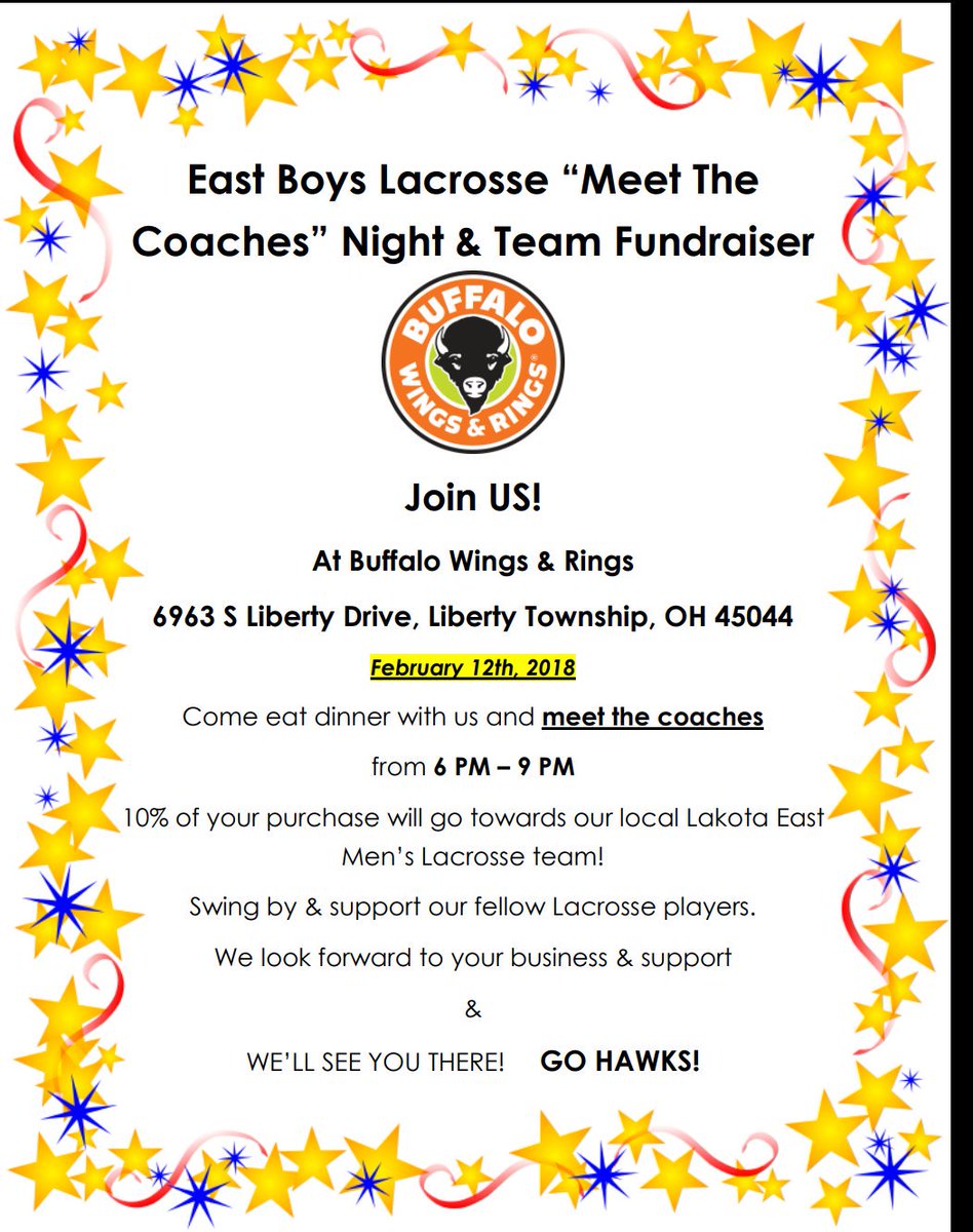 ThunderhawksLax's tweet photo. Meet the coaches night &amp; team fundraiser following our Rules 101 session on February 12.  See the flyer for full details.  Come out and support LEHS Men's Lacrosse. We look forward to seeing you there! https://t.co/oK7cC54EEQ