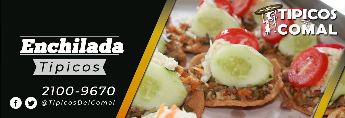 Tipicosdelcomal's tweet photo. Este #Miercoles disfruta los #Tipicos y mas de 21 sabores de #Pupusas y 3 #Piopupusas.
Llamanos al 2100-9670 
#Antojitos #Food #AntiguoCuscatlan https://t.co/M27n160pRz