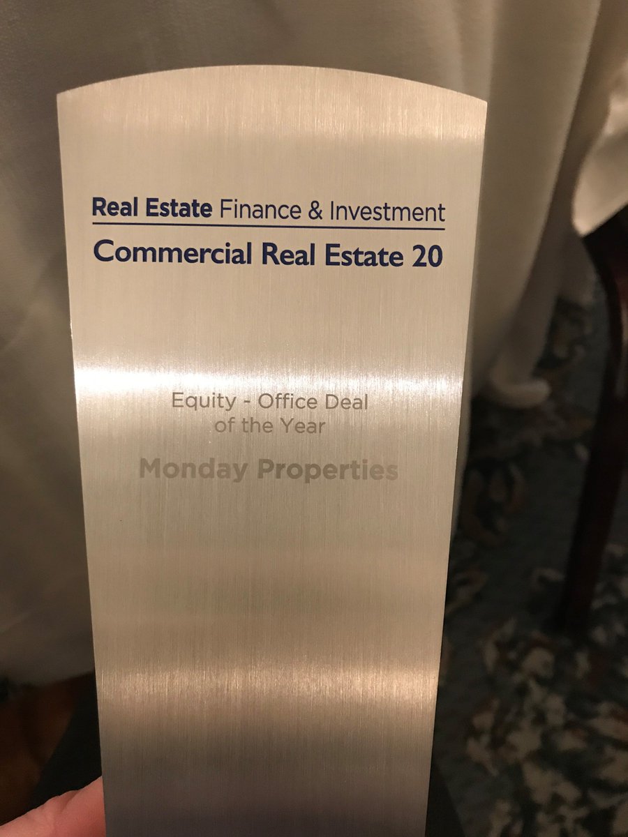 تويتر Monday Properties على تويتر Monday Is Honored To Win The Equity Office Deal Of The Year Award For Securing Nestleusa As The Anchor Tenant Of 1812 N Moore At تويتر Monday Properties على تويتر Monday Is Honored To Win The Equity Office Deal Of The Year Award For Securing Nestleusa As The Anchor Tenant Of 1812 N Moore At