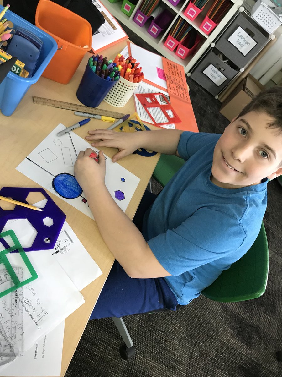 JenisonACT's tweet photo. On this #GlobalSchoolPlayDay ACT 5th graders spent time learning about Frank Lloyd Wright and architecture through fun stations! #JPSACT https://t.co/9uizgfyi0j