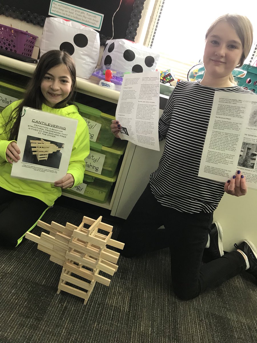 JenisonACT's tweet photo. On this #GlobalSchoolPlayDay ACT 5th graders spent time learning about Frank Lloyd Wright and architecture through fun stations! #JPSACT https://t.co/9uizgfyi0j