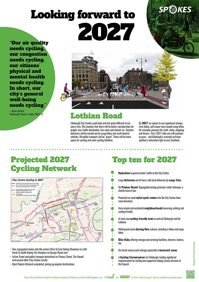 SpokesLothian's tweet photo. @backonmybike @walkcyclevote @Workforce_Scot Friday 11am-3pm, St Andrews House, Regent Road. 🚲🚶♀️🚲🚶♀️ We'll be there with Spokes maps, our 'futures' poster and more. Details here-->https://t.co/IiOkOnt3BA More events here-->https://t.co/HXpOeXRKWj #FSF2018 #spokes40 @CyclingEdin @edfoc @POPScotland @crabbitcopy https://t.co/WkwxHW3Ypi