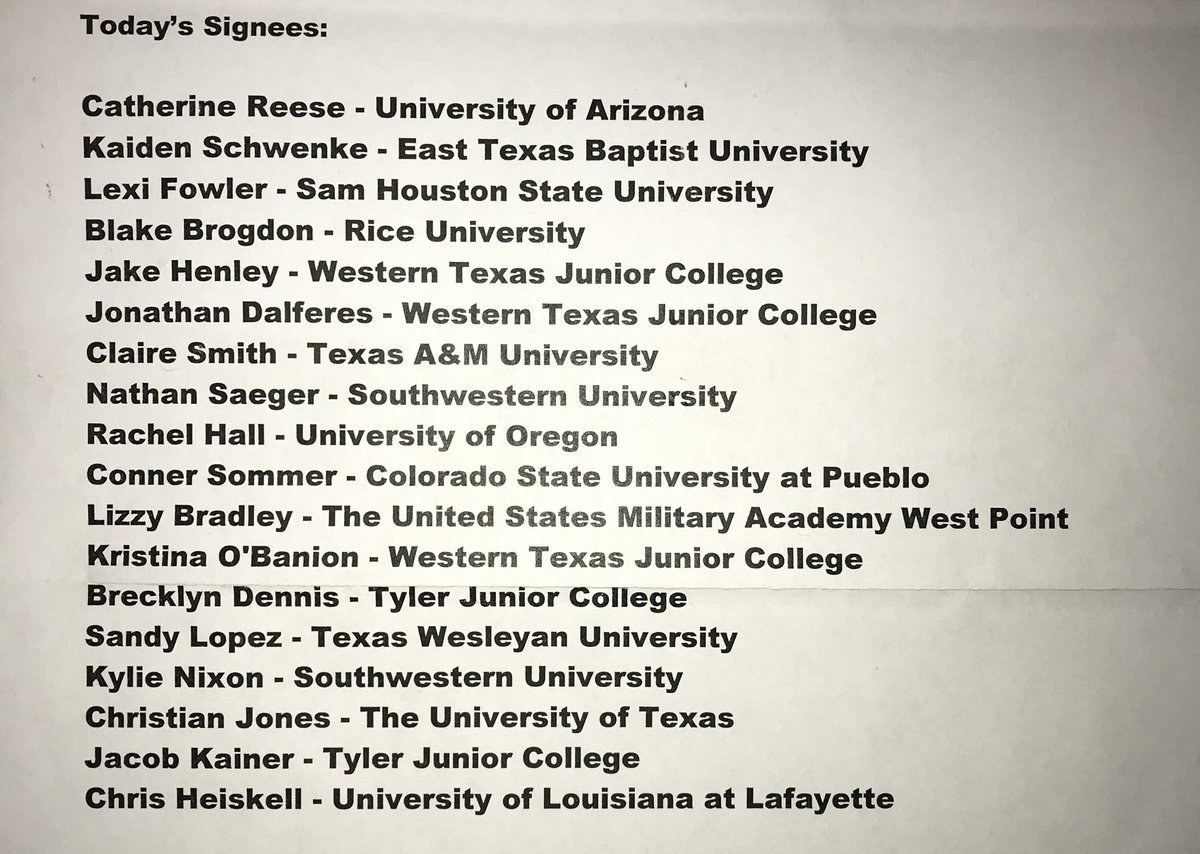 CyWoods212's tweet photo. Congratulations to our awesome 18! They toolk care of business in the classroom and in the athletic world! We wish the very best for you! You make us so 212 proud!@CyFairISD @CyFairJoel https://t.co/jzy7QfV8KW