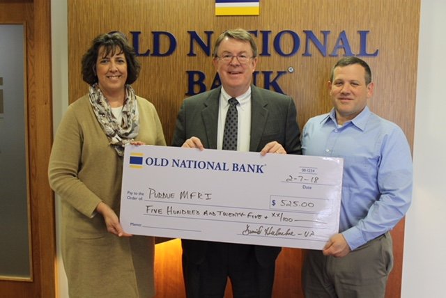 MFRIPurdue's tweet photo. Thank you, Old National and CEO Bob Smith, for your community support of military and #veteran families, as well as local Stand Downs! #communitysupport https://t.co/5a7X6Sastb
