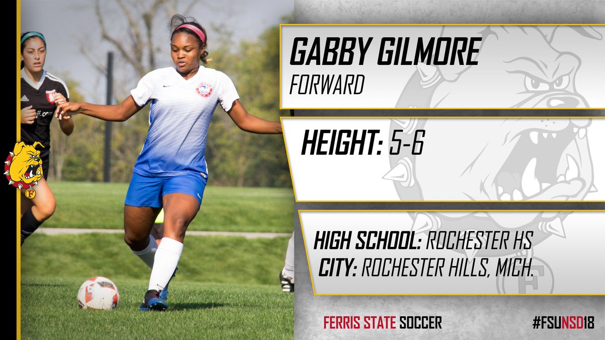 ferrisathletics's tweet photo. Rochester's Gabby Gilmore has joined @FSUWSO on National Signing Day! Congrats! #FSUNSD18 https://t.co/5dczxaO57o