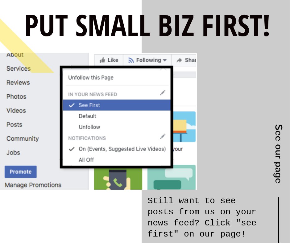 E2ELECTRONICS's tweet image. Have you heard about the #newsfeed changes Facebook is implementing? Unfortunately, you may not see our updates anymore unless you choose to. Make sure to "see us first" and support #smallbiz!