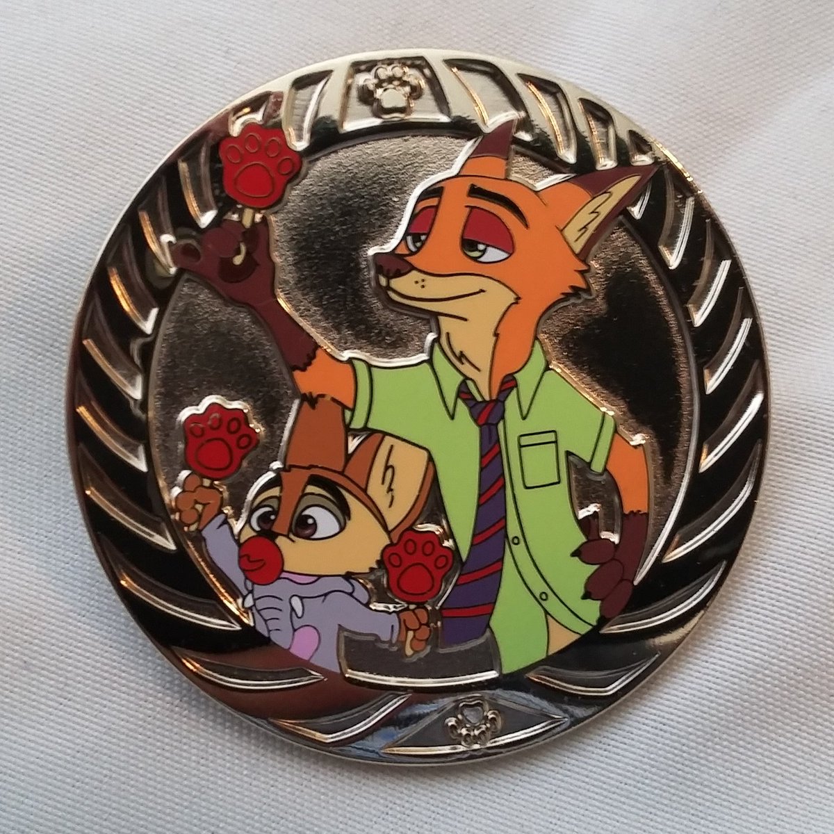 TransformARTive's tweet photo. Two of my 3 new pins designs have arrived in the nick (wilde) of time for @FurryFiesta this weekend. Unfortunately @USPS lost the Texas one https://t.co/DB1wPZNfe7