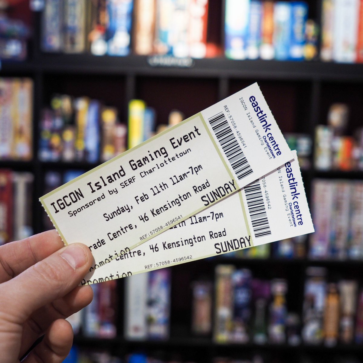 We will be giving away a pair of tickets to this Sunday’s IGCON Island Gaming Event tonight at trivia.
