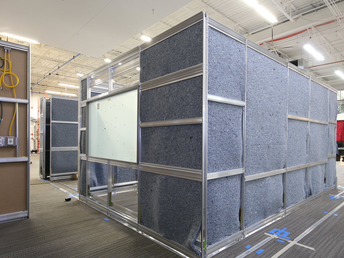 DIRTT's tweet photo. Did you know that drywall is mold’s #1 food source, making it the #1 challenge from an Infection Prevention &amp; Control perspective for #healthcare? This is a huge area of risk if you’re building with traditional methods. Say goodbye to drywall &amp; build with #DIRTT walls instead! https://t.co/Bu8Qs13T1B