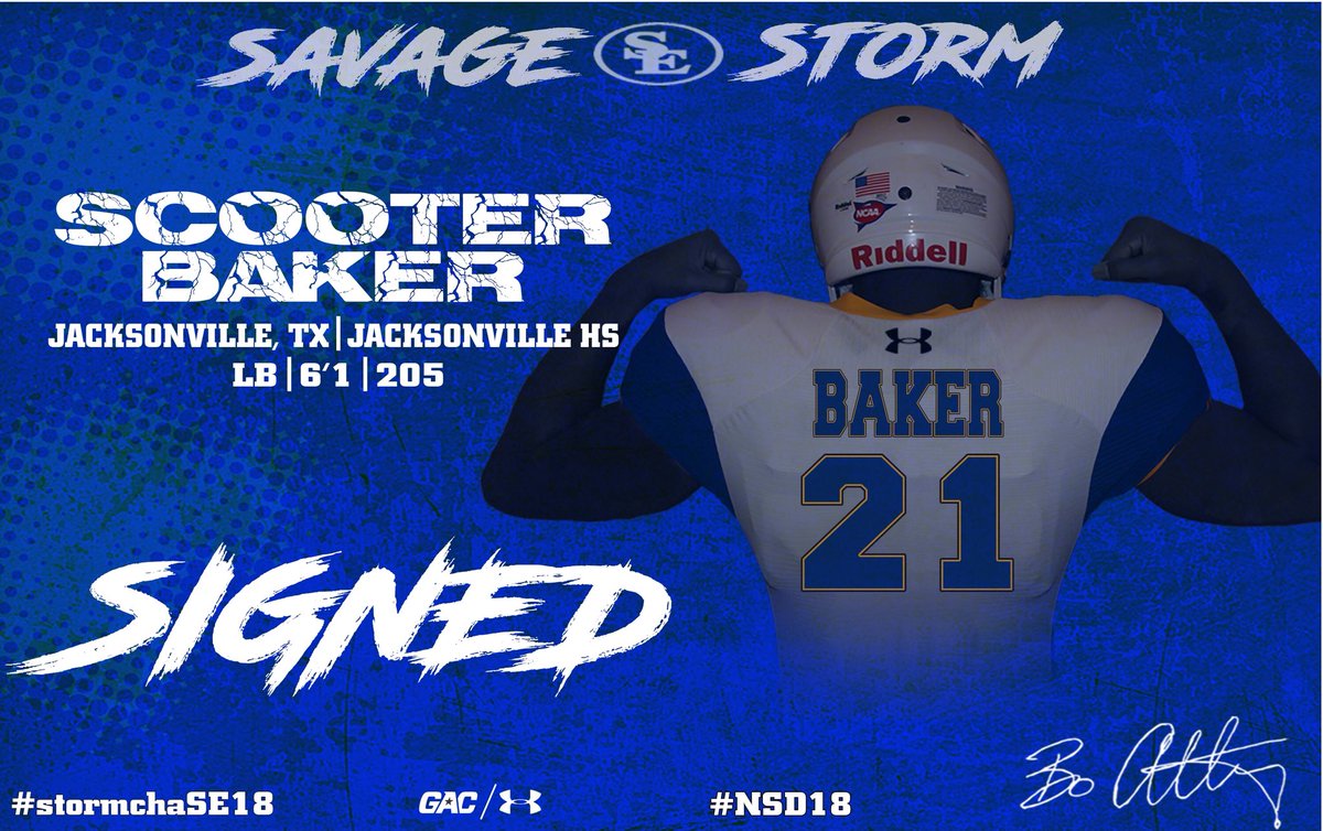 GoSoutheastern's tweet photo. Welcome @scooterbaker21 Time to work! #stormchaSE18 #NSD18 #WEWILL https://t.co/lw3vxT6PZ4