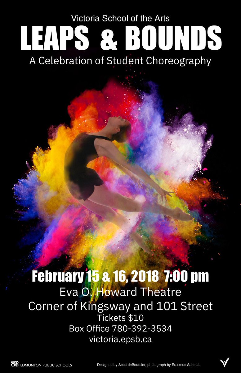 Our Grade 12 Dance IB students composed dances on grade 8 - 12 students and are celebrating their work on February 15 and 16. Call the box office for tickets 780-392-3534. Hope to see you all there! <a href="/yegarts/">yegarts.ca</a> <a href="/EPSBNews/">EPSB</a>