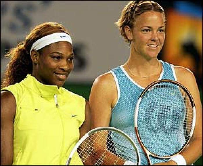 It's #GirlsAndWomenInSportsDay Write a piece involving women in sports or your favorite female sports legend! #DailyPrompt #Tennis #SerenaWilliams #LindsayDavenport #Legends #legendsneverdie #throwback #power #beastmode