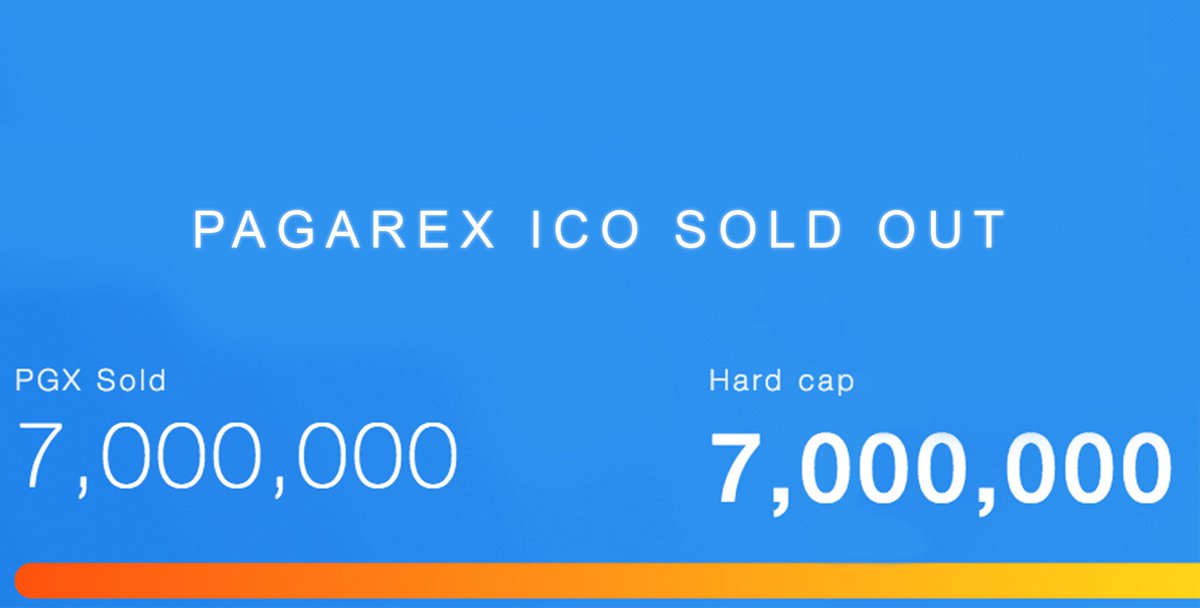 officialPagareX's tweet photo. The PagareX ICO was sold out before the Timer ended! Congratulations to all PGX owners. Join the PagareX Telegram channel to be up to date about the latest news: https://t.co/sL7A1QoRuI
#PagareX #ICOSoldOut https://t.co/vBnYcepF8v
