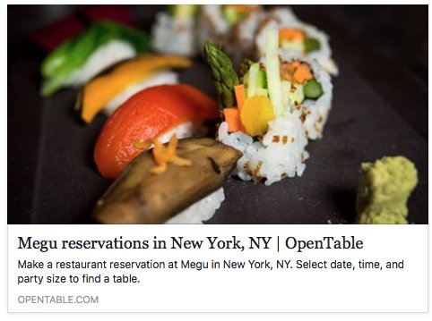 Valentine's Day is only one week away! Make your reservation to dine at Megu. We will be offering a special 5-course meal for your special day.