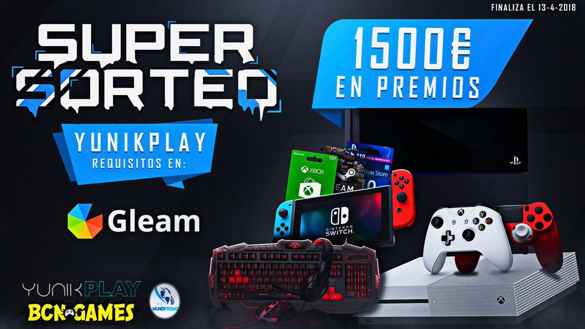 ¡UNICORNIOS! Estos son los datos a día de hoy del  SUPER👾 #SORTEO DE 1500€ EN PREMIOS👾.

Más de 7.125 personas han hecho bien las participaciones y están dentro.

Si queréis participar...Seguir los requisitos de este enlace👉bit.ly/2FNSlio