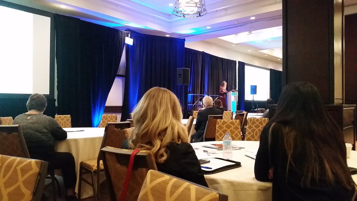 MegRonson's tweet photo. Inspiring talk by Michele-Elise Burnett about #Reconciliation and the opportunity for stronger inclusion in our communities #EDCO2018 https://t.co/O0kSjnCfbD