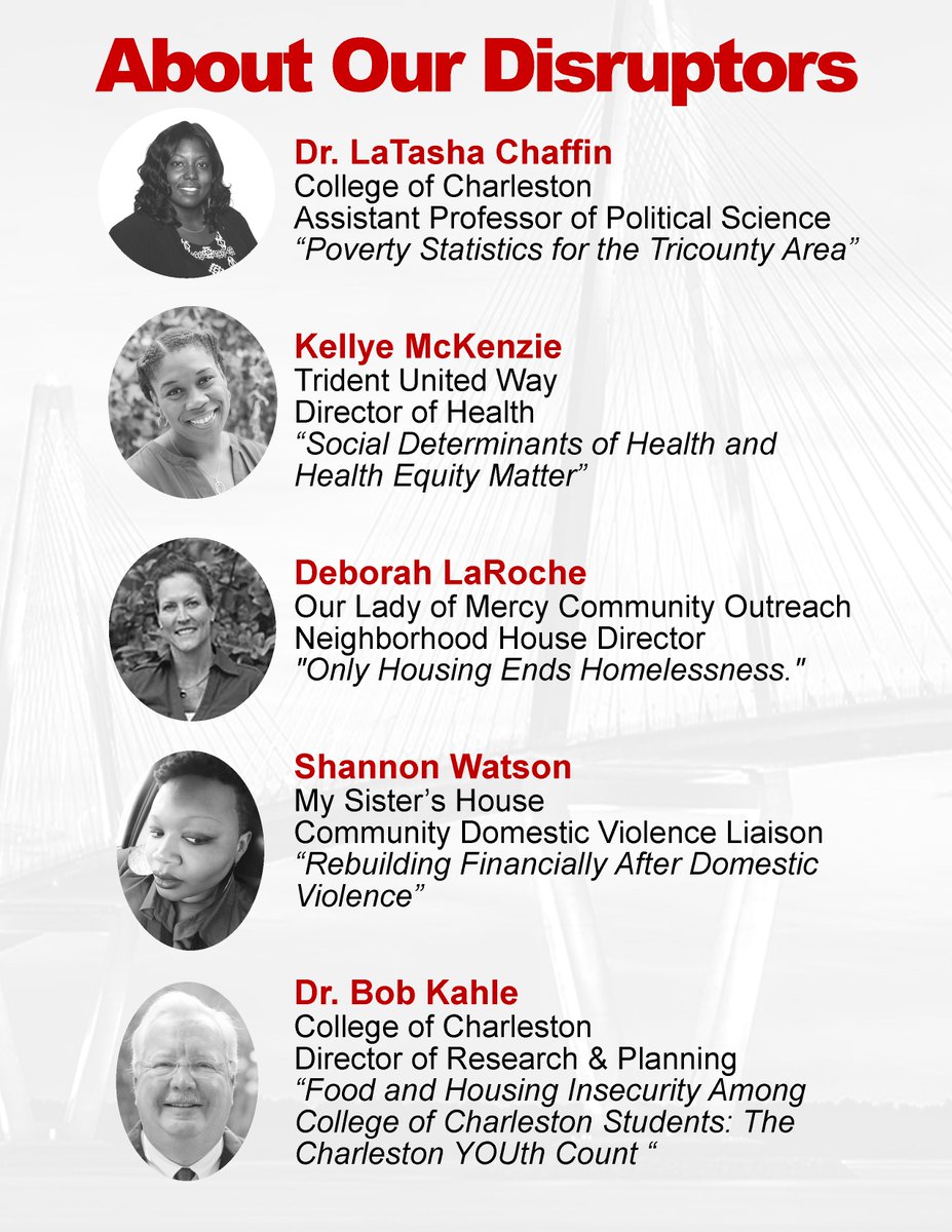 PalmettoCAP's tweet photo. Join our Disrupt Poverty livestream tomorrow to participate in tomorrow's activities! Check out the speakers we'll be hearing from tomorrow afternoon!
https://t.co/jFpc9oOTd6
#DisruptPovertySC https://t.co/Pc9ZyAhnEO