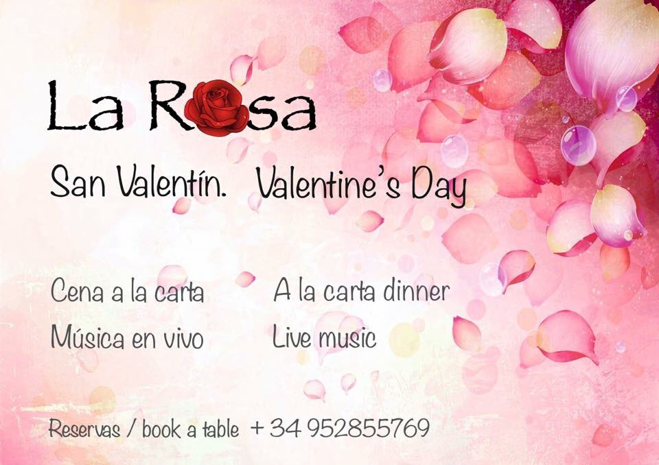 Rosqui61's tweet photo. Hay muchas maneras de disfrutar  el amor. Para algunos es tan simple  como compartir   una deliciosa cena en buena compañía.
El #14deFebrero #SanValentín, El corazón de La Rosa latirá  con y  para vosotros 
Cena a la carta 
Música en vivo
Voz y guitarra acústica Toni Caballero https://t.co/IbLPa60ZNu