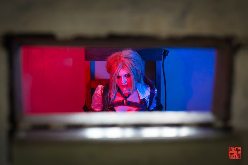 Asylum inmate DC-52, AKA Harley Quinn.

Cosplay by <a href="/JinxyDragon/">Jinxy Dragon</a> 
Collaboration with <a href="/86thFloor/">86th Floor 🔜 Megacon Manchester ⭐</a> music video

To watch the full CMV - buff.ly/2nR53or

#HarleyQuinn #ArkhamAsylum #DC #DCComics #HarleenQuinzel #HarleyQuinnCosplay #ArkhamAsylumCosplay #DCCosplay #Cosplay