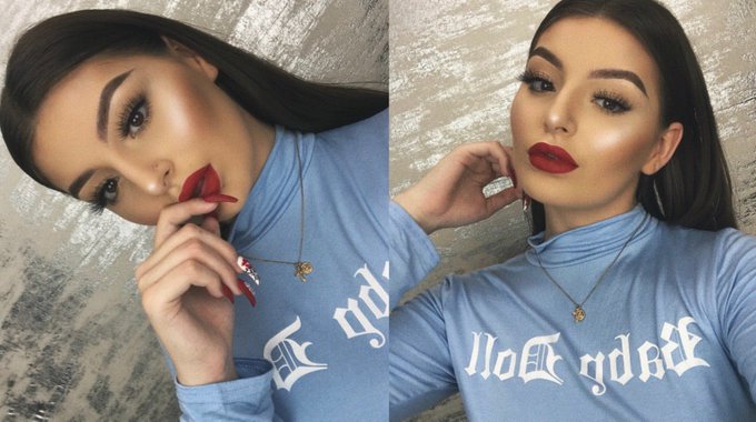 My everyday makeup routine is now live 😘&nbsp;https://t.co/cMIolyVc5S https://t.co/GSBpT0TJYc