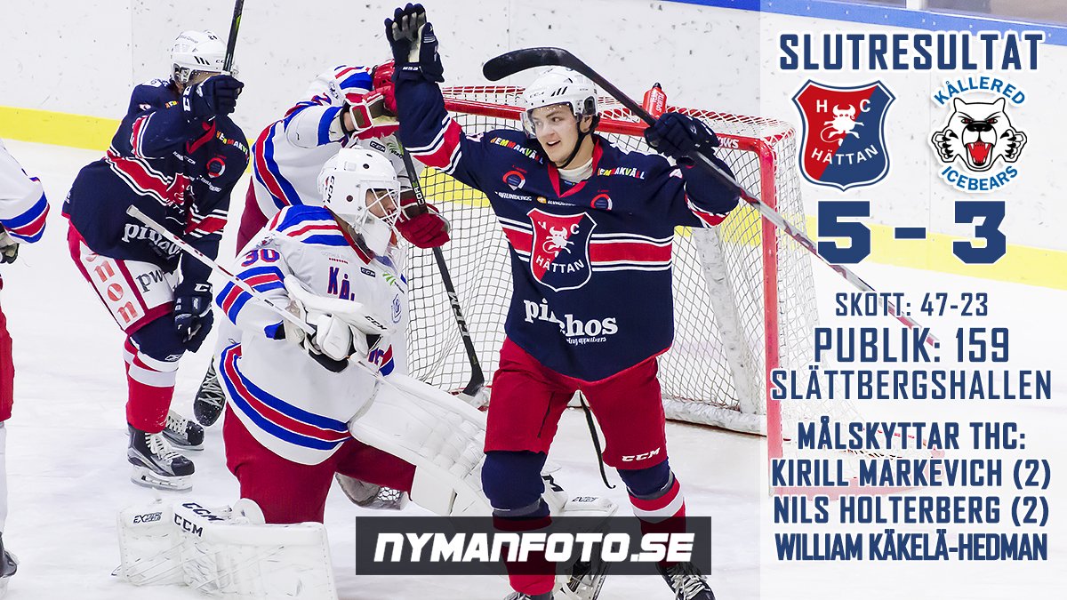 Seger mot Kållered hemma i Slättbergshallen ikväll! #hockeytvåan @riktighockey