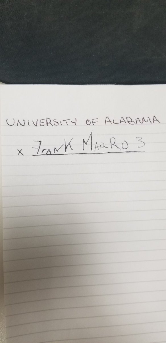 BPFLCommenter's tweet image. EXCLUSIVE: @Franksgiving_ has signed a Letter of Intent with @AlabamaFTBL #RollTide #NextWave

"Roll damn tide!" - FAM III

 #NationalSigningDay