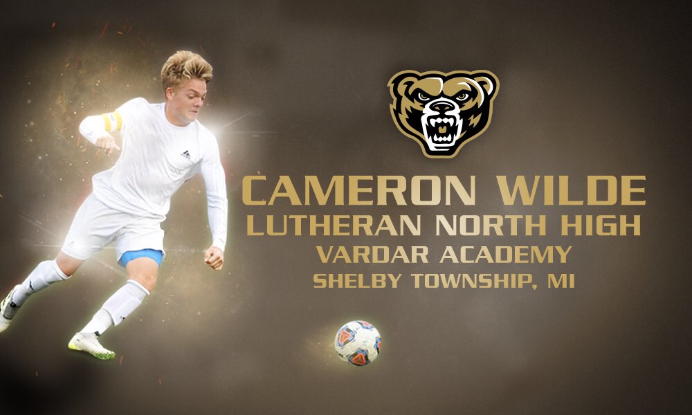 StephenGorton1's tweet photo. Welcome to the @OaklandMSOC family @Cwilde_13 from @vardarmichigan ✍🏻📝 #WearTheBear https://t.co/n30XKPQ2RH
