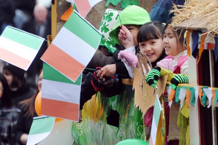 quentin_french's tweet photo. @irish_news St Patrick's day Leeds, luckily not in the #PutridLittleStatelet https://t.co/cYYvb8vuZq