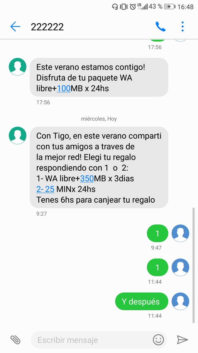 AGGR_13's tweet photo. @TigoParaguay jau pue mi regalo https://t.co/LZ48spHcsE