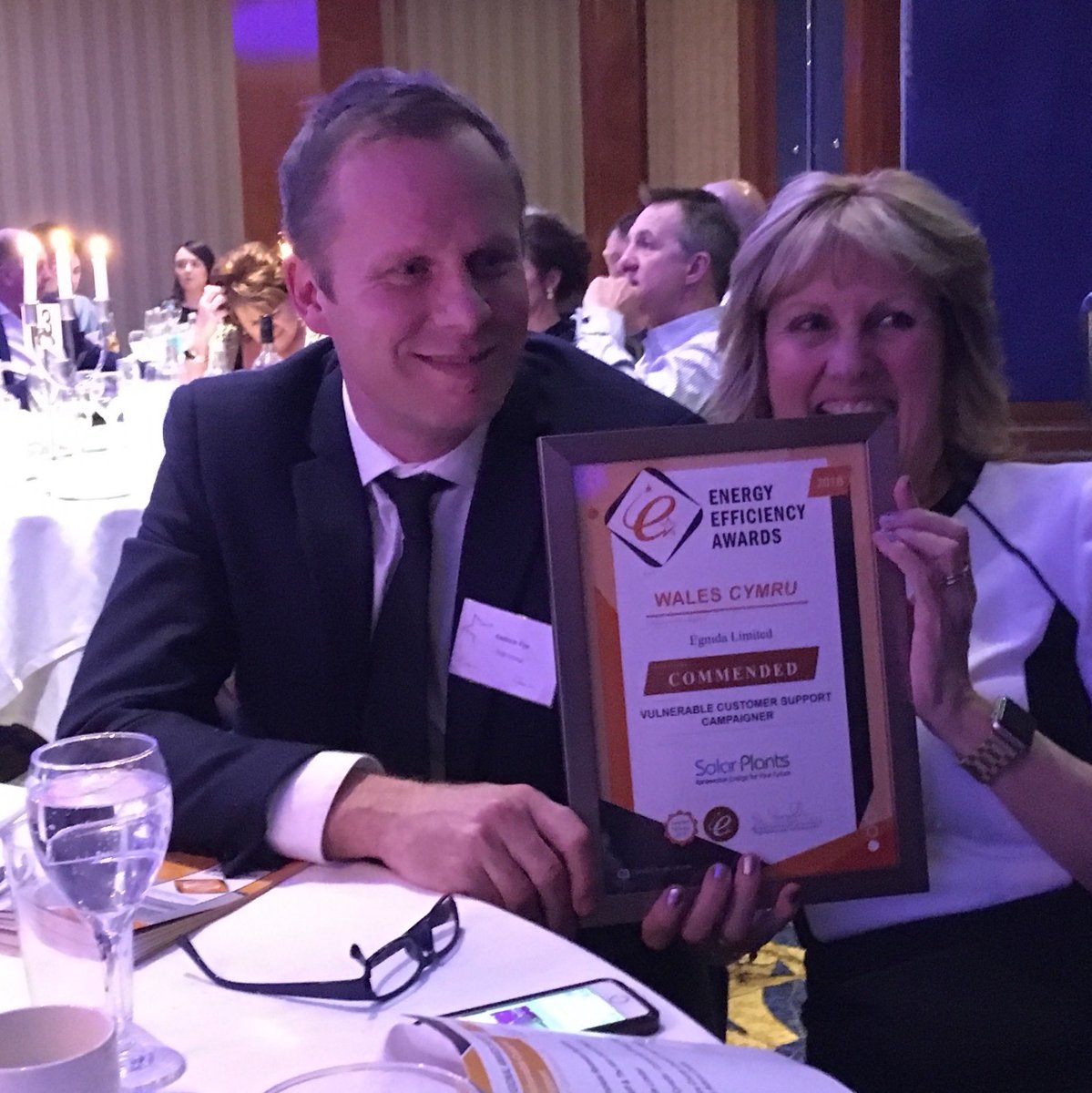 Great to be recognised at the Cymru Energy Efficiency Awards with Pobl Group for such an innovative project