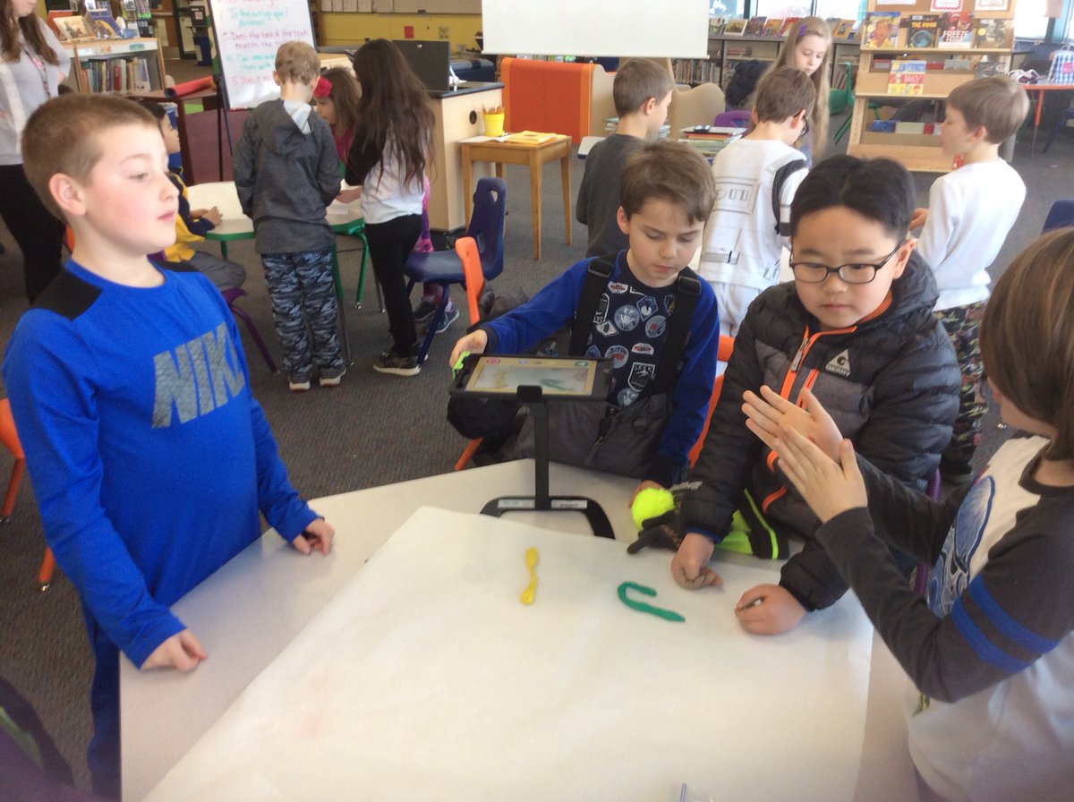 Another round of Techsperience with 2nd graders and our 3rd grade leaders at Westgate. Animating with clay and KomaKoma. <a href="/AHSD25Westgate/">Westgate Elementary</a>