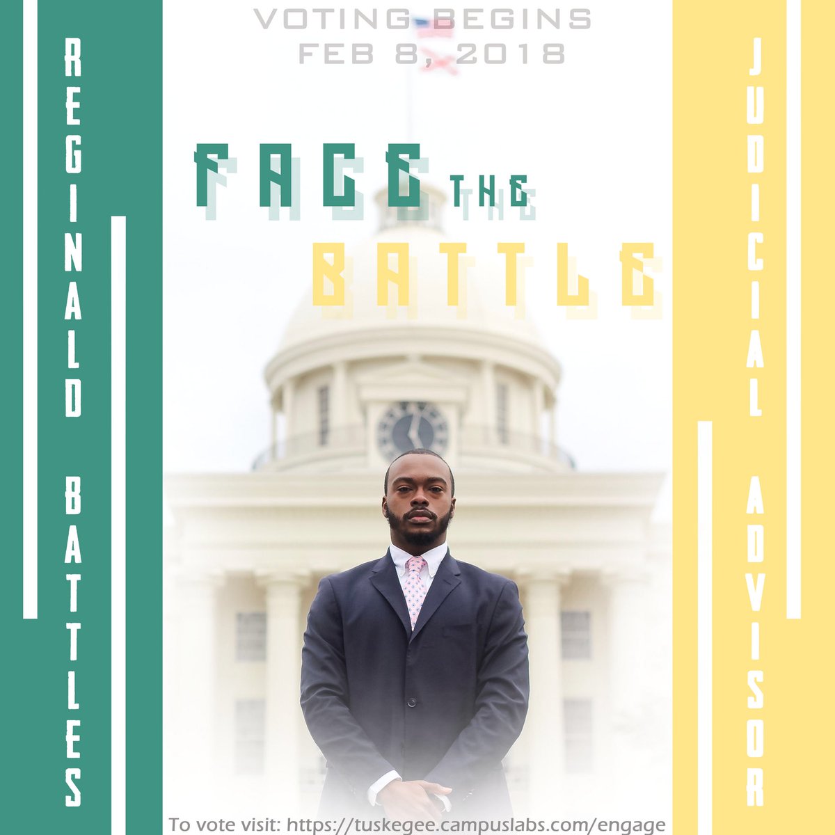 BattlesReggie's tweet photo. 2nd Speakout tonight! Don’t miss out! And voting begins at 12:01 tonight. Please obtain your password and username to vote Reginald Battles as your Judicial Advisor. #FaceTheBattle https://t.co/1ysv21XHhc