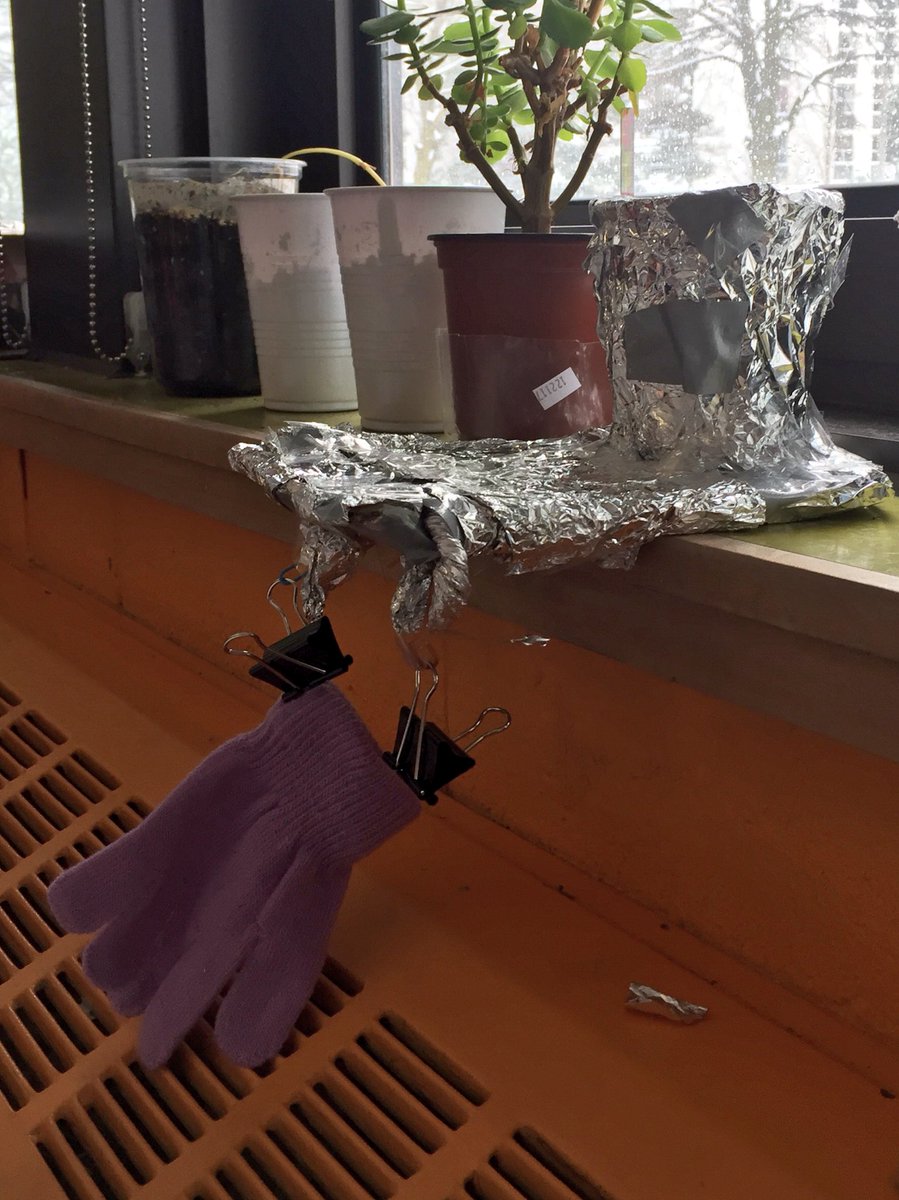 debngng's tweet photo. Glove drying structures made with found and discarded items. Some with vents, some with weights, most are waterproof, and some with heat adjusting capabilities! #PracticalProjects #Grade3Structures @TDSB_STEM @TDSBForestManor https://t.co/HoSm5pC2bv