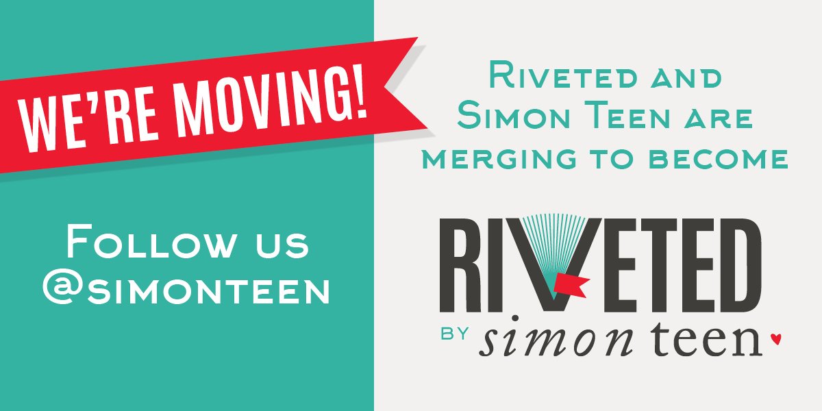 Riveted (@rivetedlit) on Twitter photo Riveted fans: are you following <a href="/simonteen/">Simon Teen</a>? Follow us there to get the latest news from Riveted by Simon Teen! More info here: bit.ly/2BE6sDM Riveted fans: are you following <a href="/simonteen/">Simon Teen</a>? Follow us there to get the latest news from Riveted by Simon Teen! More info here: bit.ly/2BE6sDM