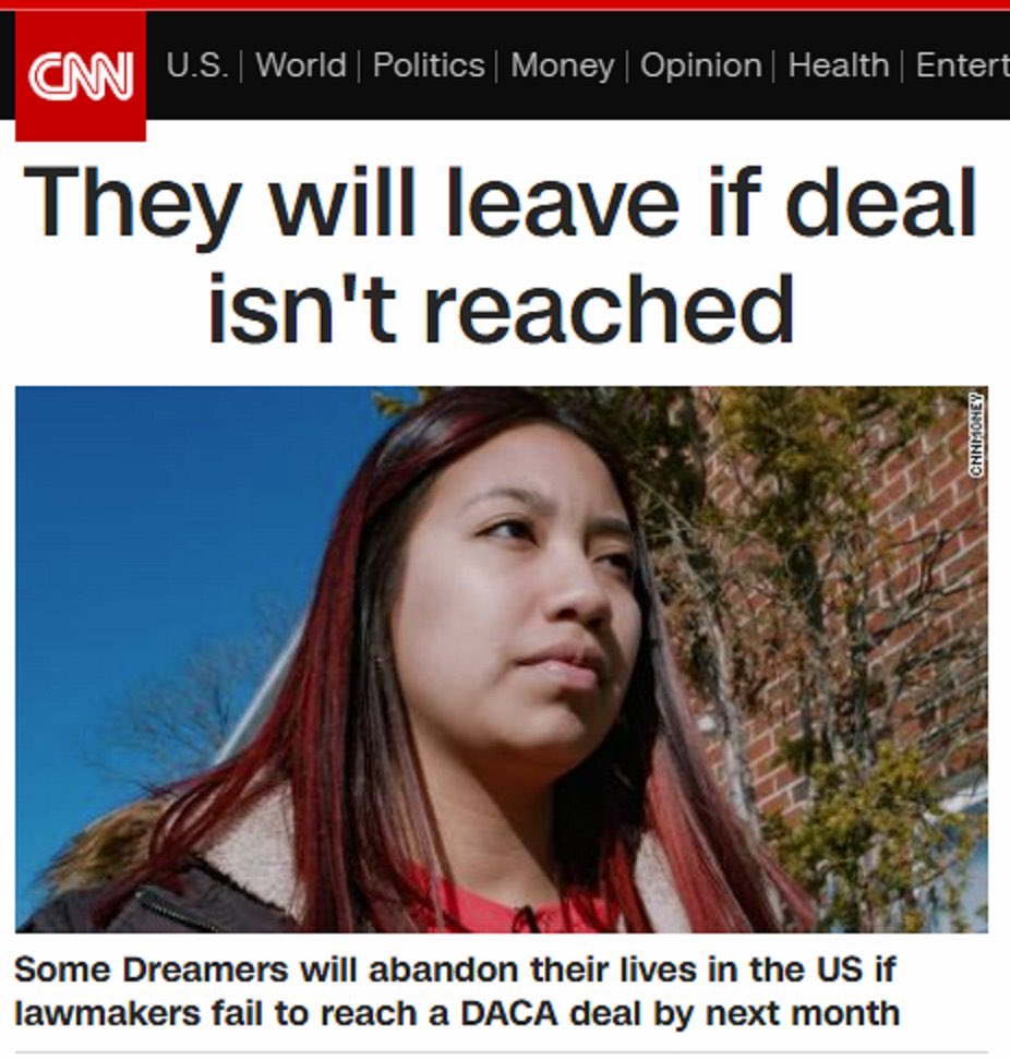 Illegal aliens threaten to leave US if no DACA deal