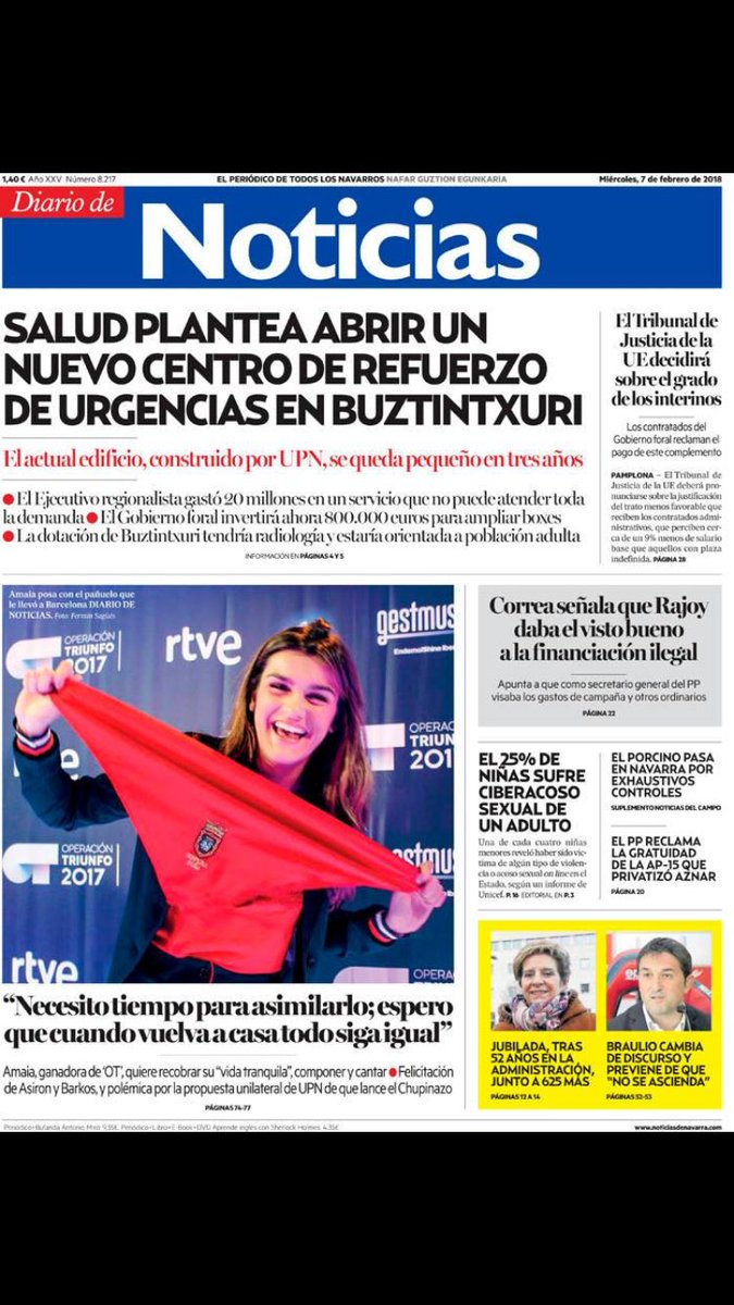 FOTÓN!!  Enhorabuena <a href="/Sagukatakrak/">Fermin Sagues 23</a> <a href="/NoticiasNavarra/">Diario de Noticias</a>
