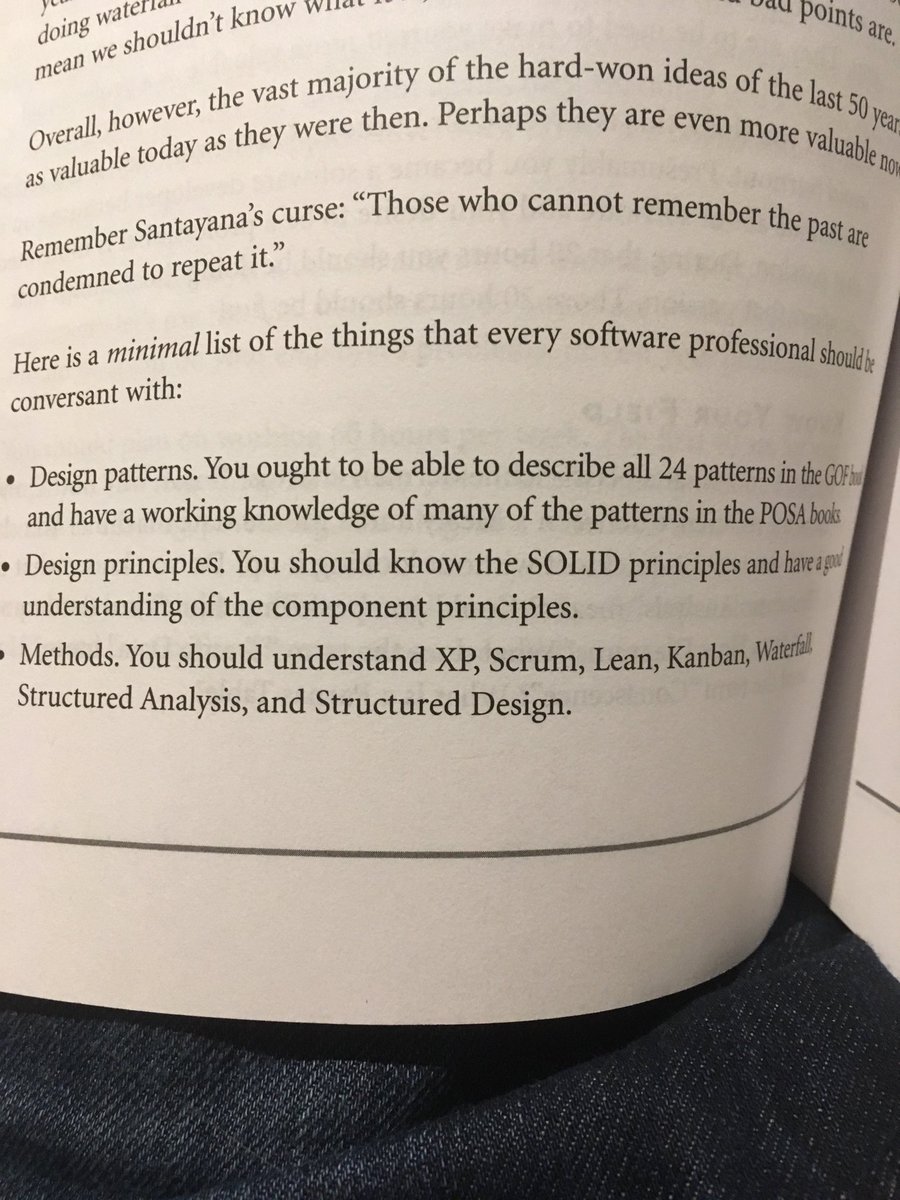 BenSwiftFuel's tweet image. Well that is a lot to be going on with! Could anybody recommend any reading to do with #DesignPatterns #SolidPrinciples or any of the mentioned methods? Any guidance would be appreciated! #development