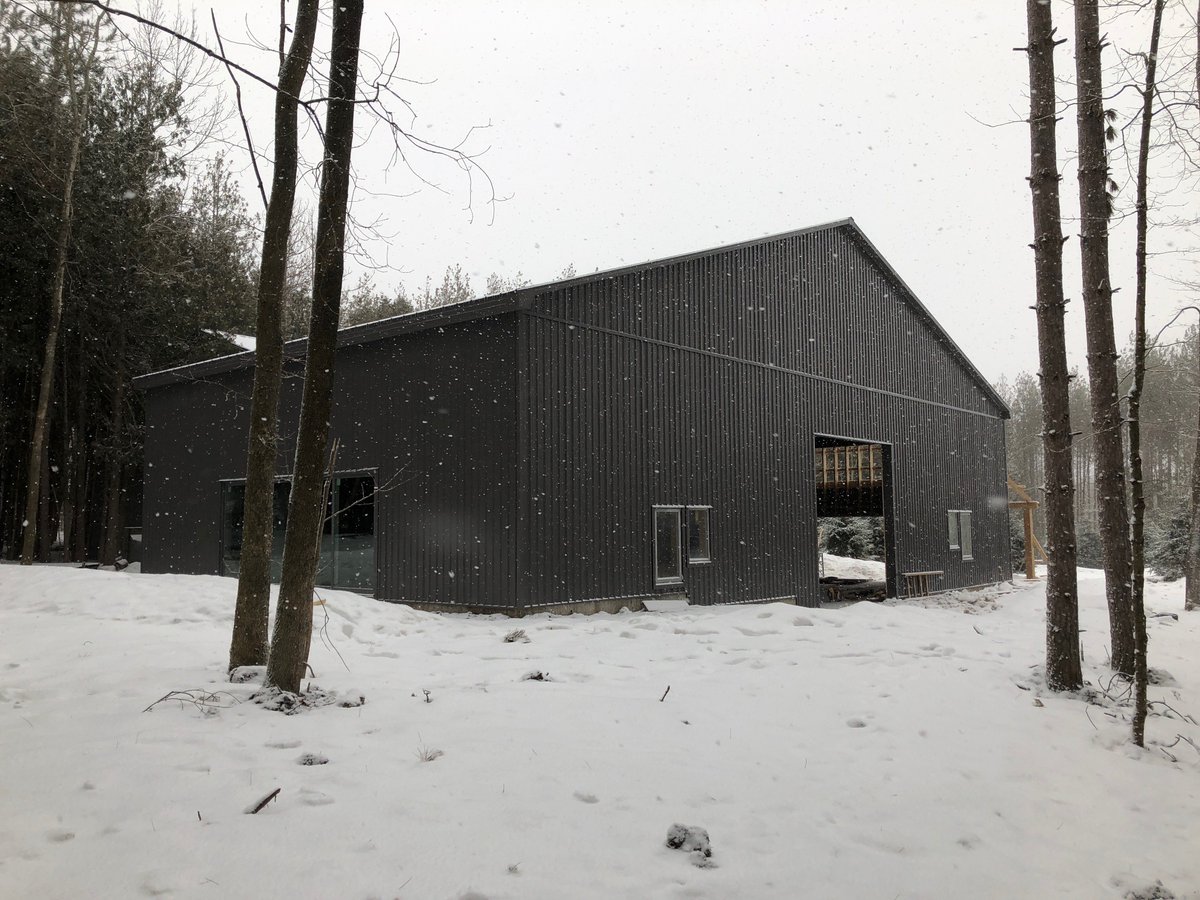 Alstructural's tweet image. Pickle Ball any one
A private in door court getting set up for the winter games 
36’ x 66’ X 16’ infloor heat full glass doors 
A nother outstanding space and a job well done by team Alstructural