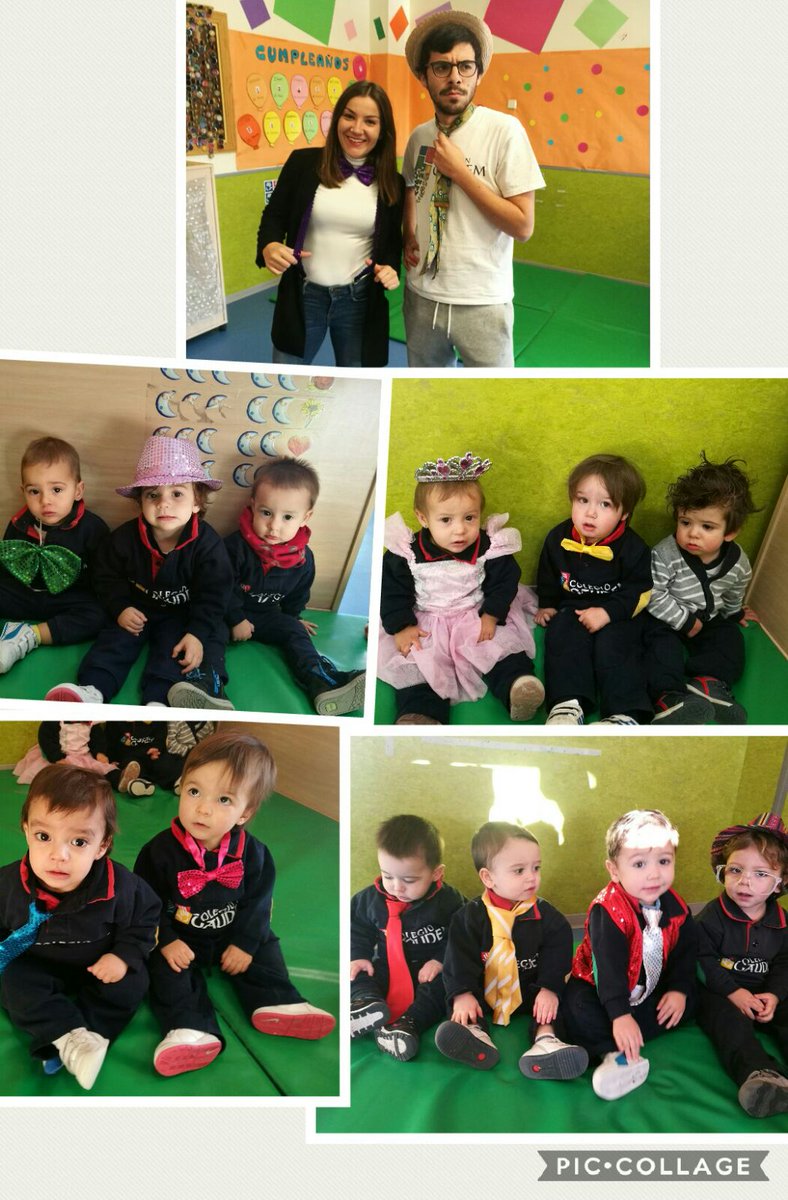 ColegioGaudem's tweet photo. Tercer día de #Carnaval Hoy los Erizos, Delfines y Soles verdes, nos enseñan que vienen más elegantes que nunca. Eso sí, ¡tan divertidos como siempre!   #ElegantesperoDivertidos https://t.co/iykDtXNusI