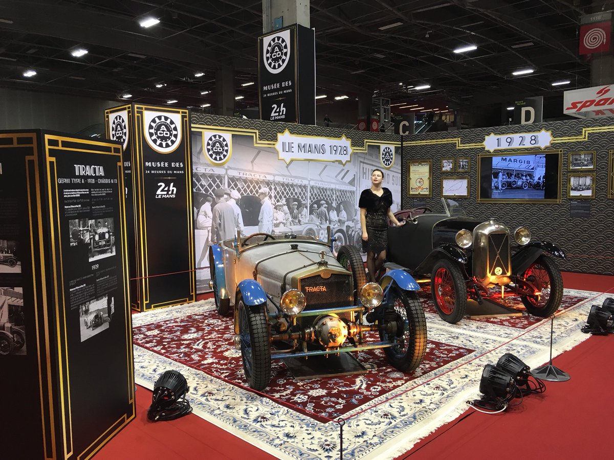 ACO_CD78's tweet photo. Deux magnifiques autos françaises des 24 Heures du Mans 1928 vous attendent sur le stand du Musée jusqu’à dimanche soir à Rétromobile
L’authentique Tracta Gephi et la Salmson GGS https://t.co/nups4lZvGm