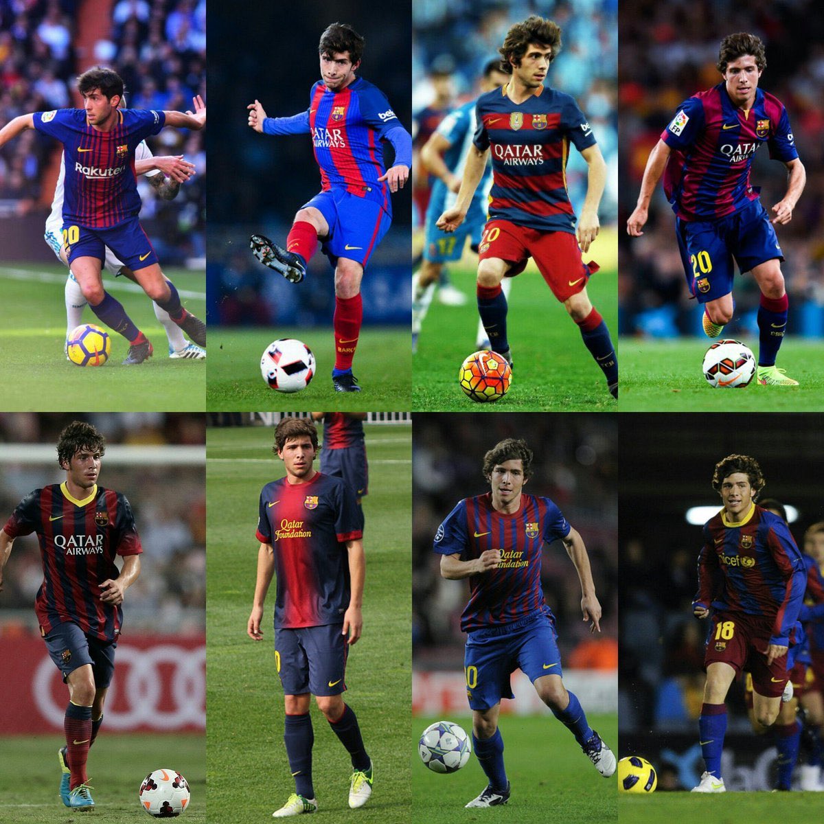 Sergi Roberto through the years - happy birthday  