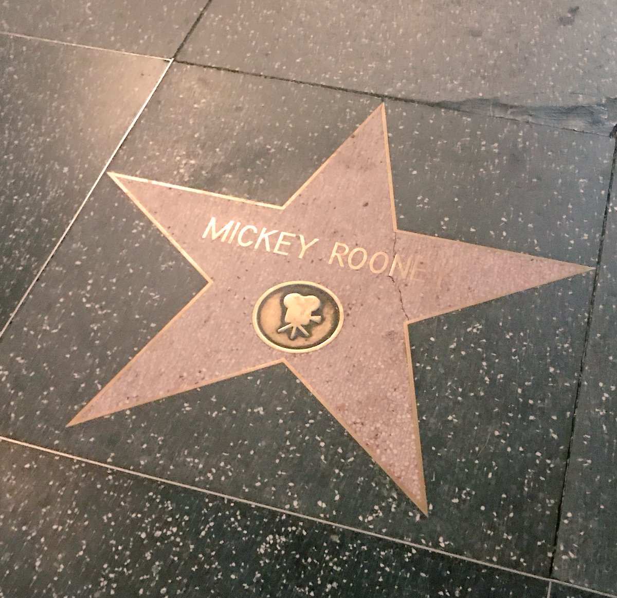 JasensCustoms's tweet photo. Cool... finally made it to the Hollywood walk of fame. By accident none the less. #Aladdin #LABroadway https://t.co/EwT4J87sNR