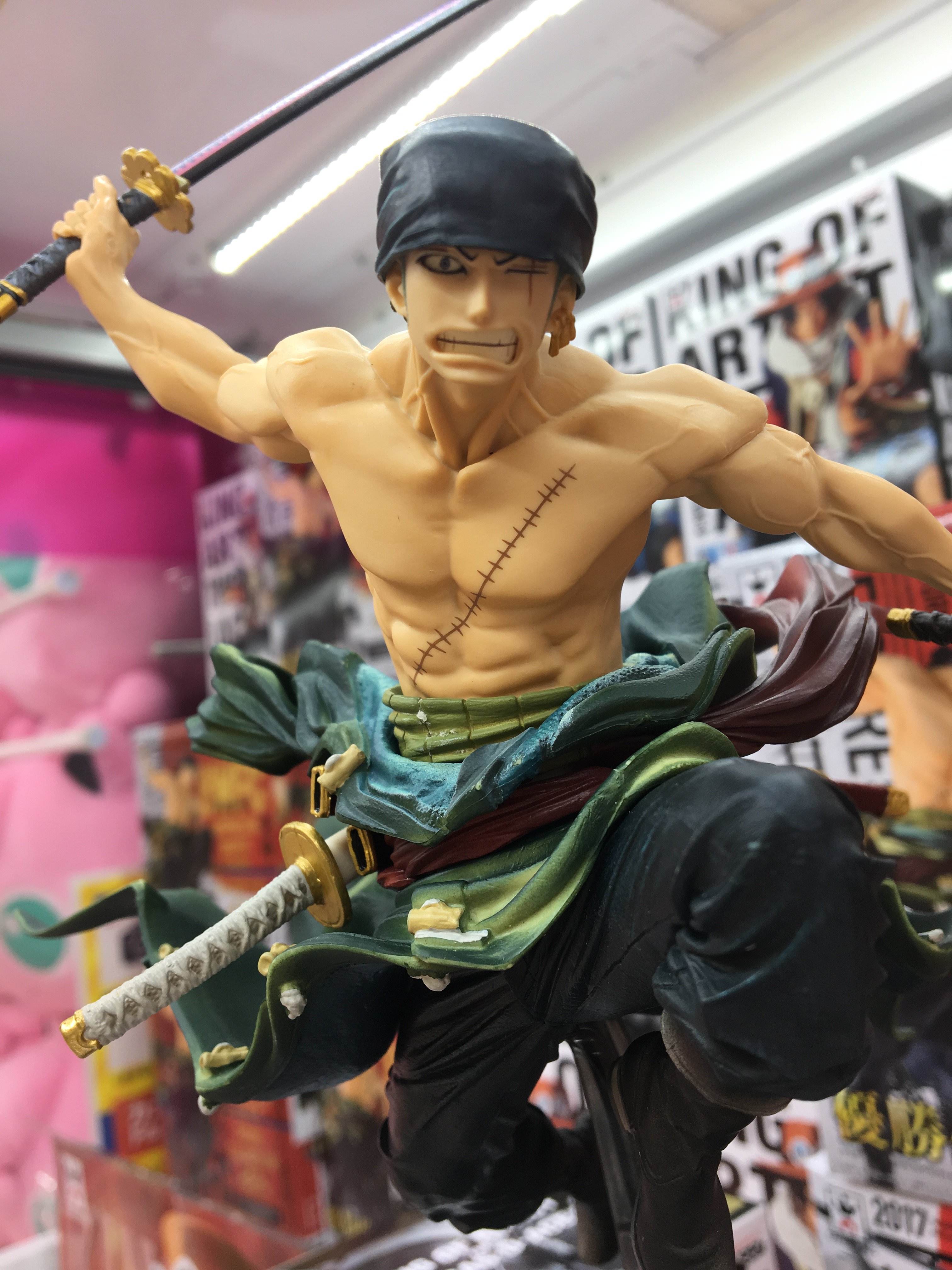 ロロノア・ゾロ(フルカラー) ワンピース BANPRESTO WORLD FIGURE COLOSSEUM 造形王頂上決戦 vol.1 ONE PIECE フィギュア プライズ(38080) バンプレスト