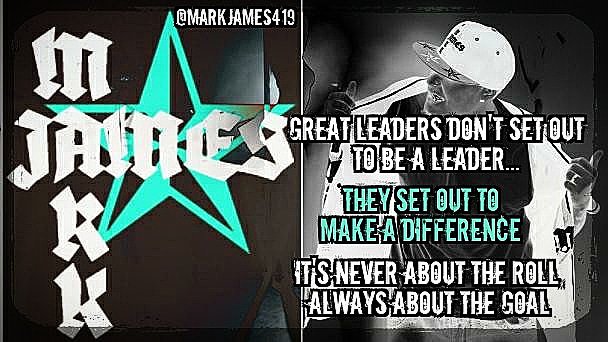 MarkJames419's tweet photo. Leaders set goals!!! Make a difference towards it 💯💯 #markjames #quotes #livin #career #business #music #entertainment #work #dreams #goals #leadership #entrepreneur #set #hiphop #artist https://t.co/JNdGrc3UoJ