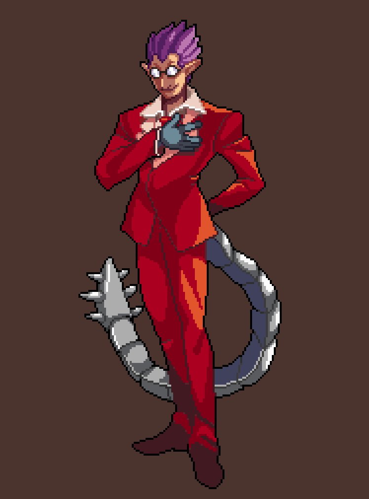 Kopikann Demiurge The One And Only Pixelart Overlord Anime