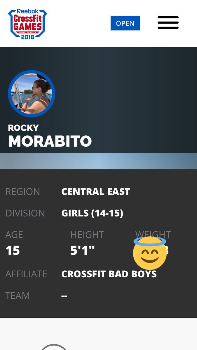 rockyyymora's tweet photo. Al signed up for this year! Looking to qualify! #InTheOpen #crossfit #crossfitgames #crossfitteens https://t.co/20EiXjC3PN