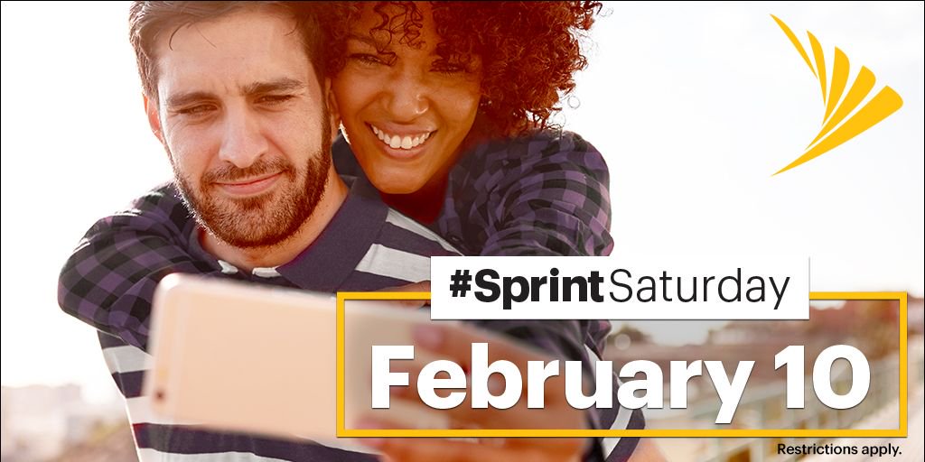 GregPost11's tweet photo. We’ve got SWEETHEART deals all day Saturday 2/10 at Sprint!  Come in for our #SprintSaturday event, get fantastic deals you and your Valentine will LOVE! https://t.co/C5FCyumapY https://t.co/Ef4RmO3SId