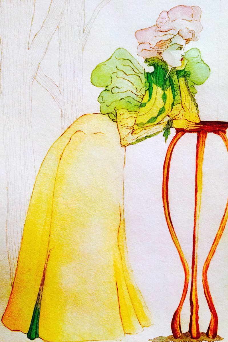 samjgreen88's tweet photo. WIP
#WIP #workinprogress #Edwardian #Victorian #GibsonGirl #ArtNouveau #Profile #watercolor #painting #watercolorpainting #paint #pencil #paper #art #illustration #illustrator #illustrate #puffysleeves #legomutton #painting #draw @IlluDaily @Illustrationweb @IllustrationAge https://t.co/D34vtAJn8M