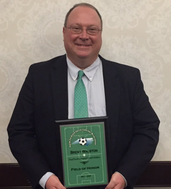 JCPS_NC's tweet photo. Congratulations to JCPS Athletic Director Brent Walston!! He was inducted into the @NCSoccerCoaches Field of Honor! Each year the association recognizes soccer coaches who have been instrumental in the development of the game of soccer in the state. https://t.co/82lSNkmjbL https://t.co/gjSmv4m942